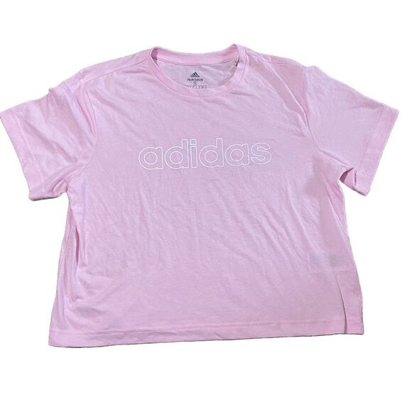 Adidas Oversized Cropped Tshirt - Picture 1 of 4